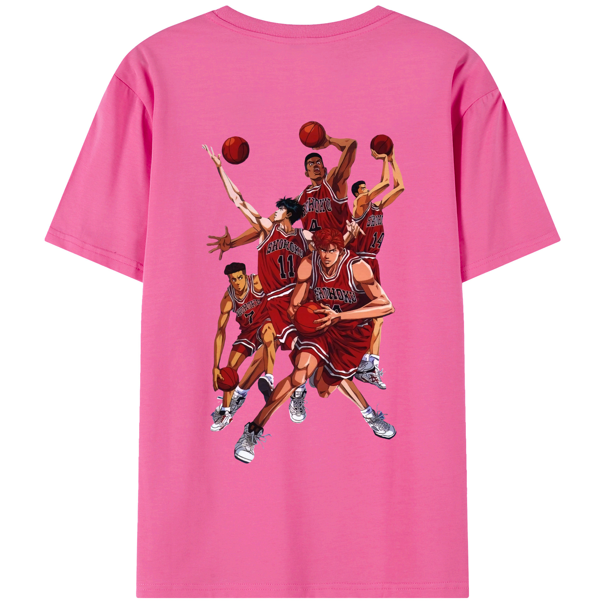 SLAM DUNK／スラムダンク レディース半袖Tシャツ(バックプリント)